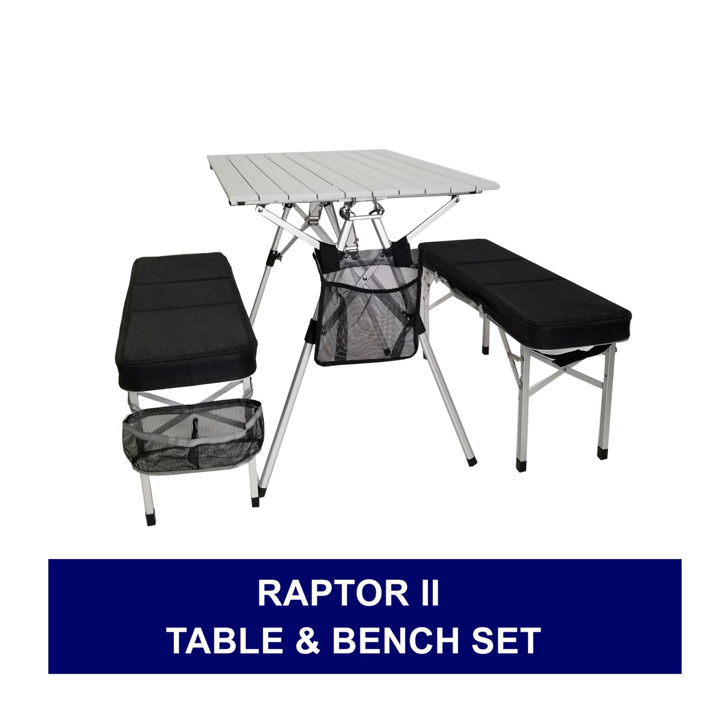 Raptor II - Compact Table & Bench Set