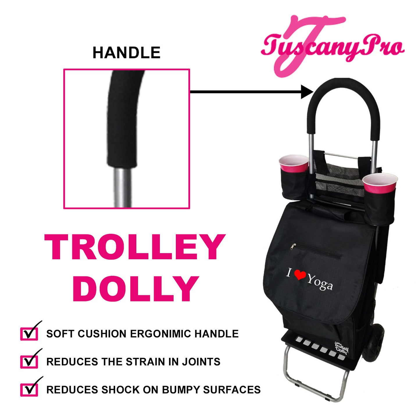 Trolley Cart with Beefy Wheels
