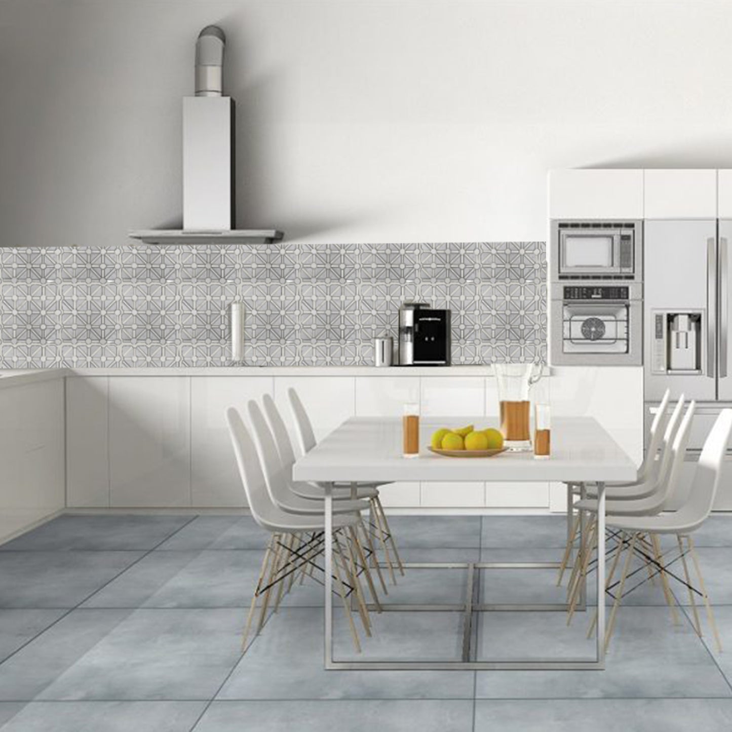 Diamond Mosaic Tiles: 12"x12" Each, 5 Tiles per Box