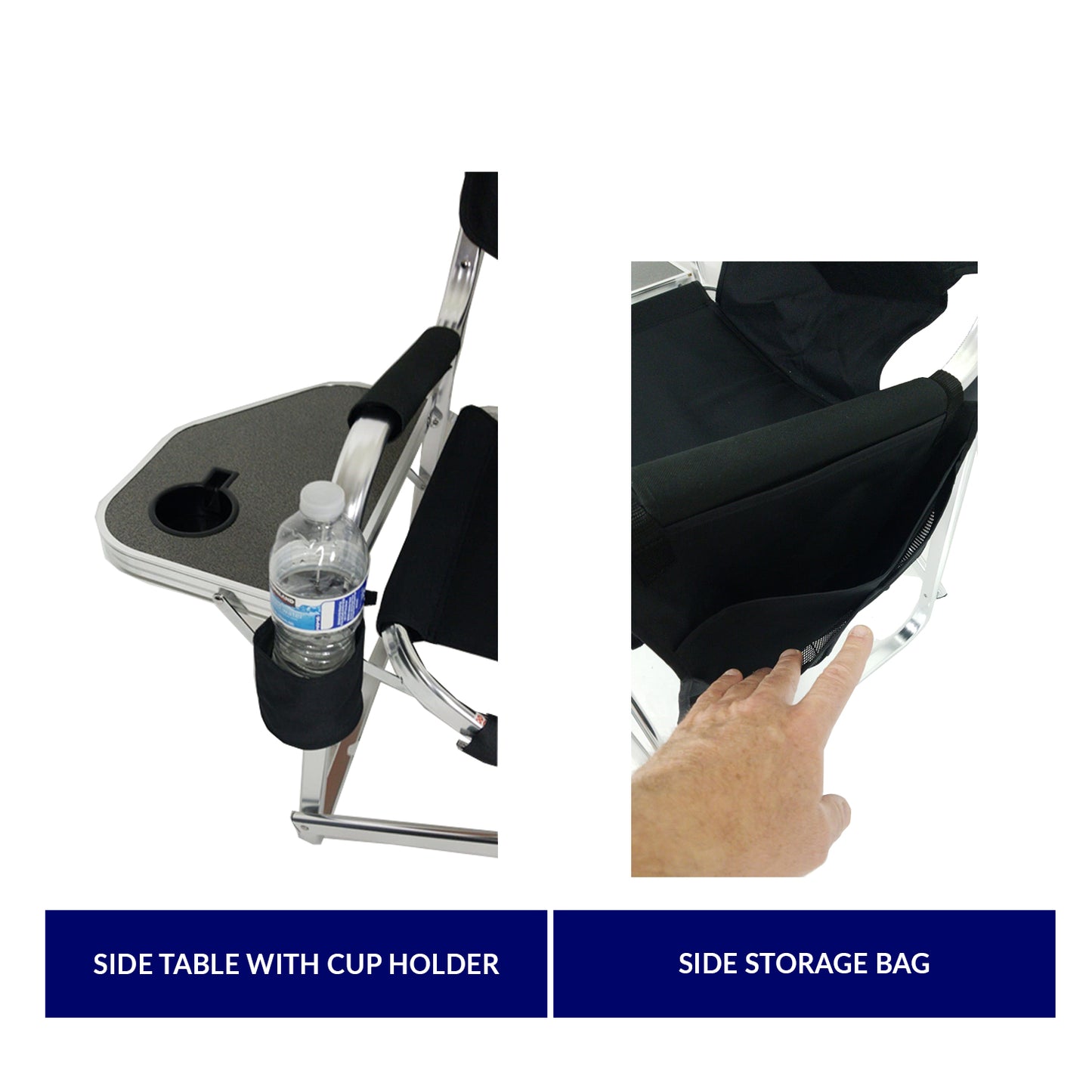 Director Fishing Chair with Rod Holder