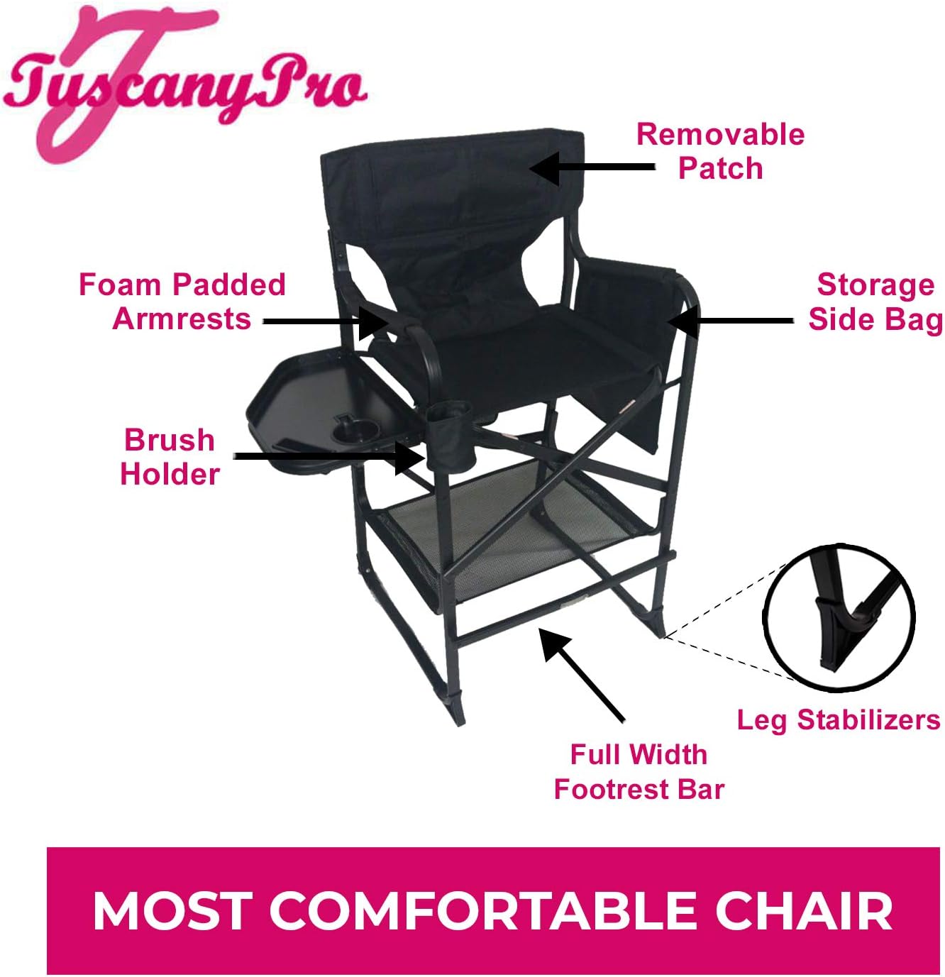Big Daddy Director Chair - 29" Seat Height