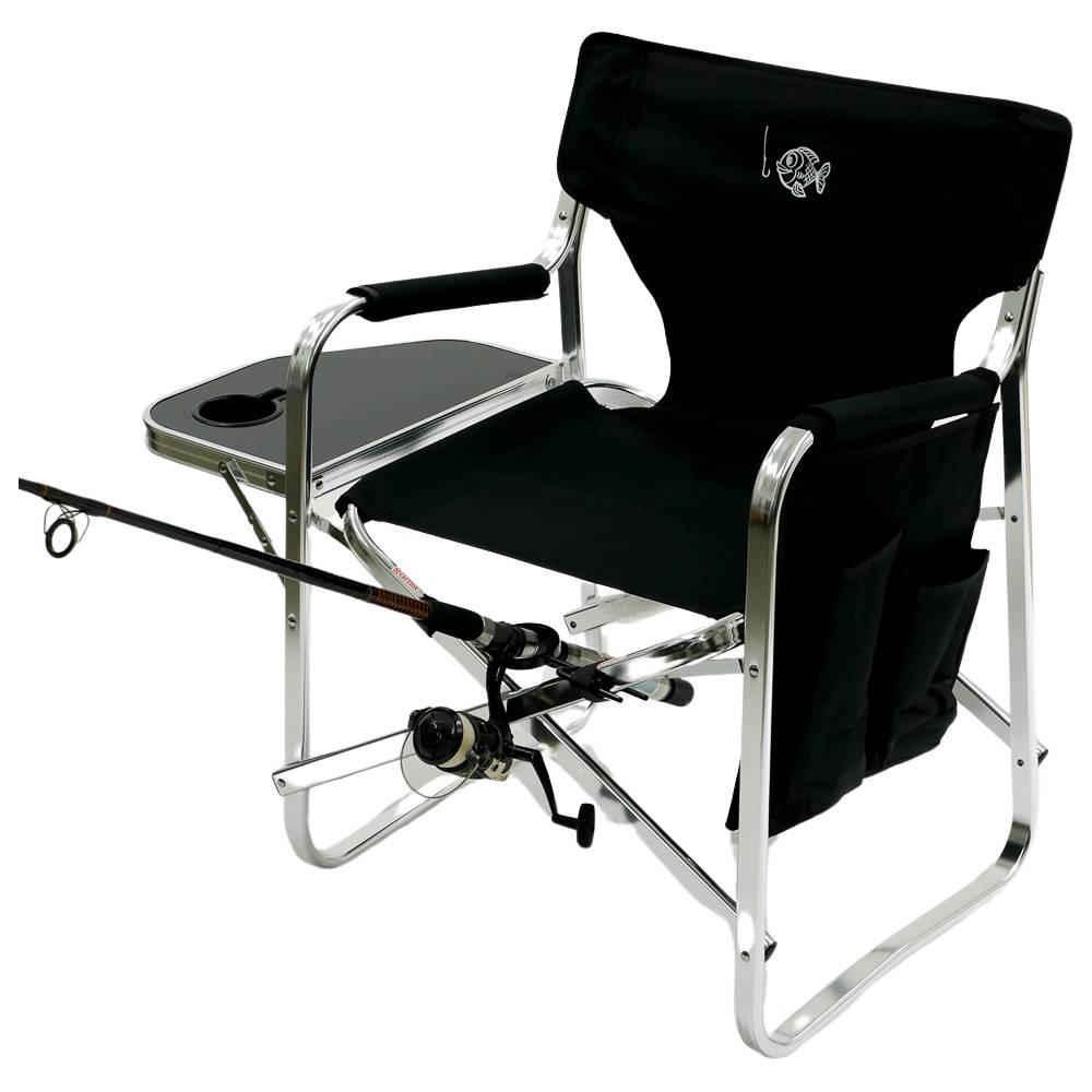 Director Fishing Chair with Rod Holder