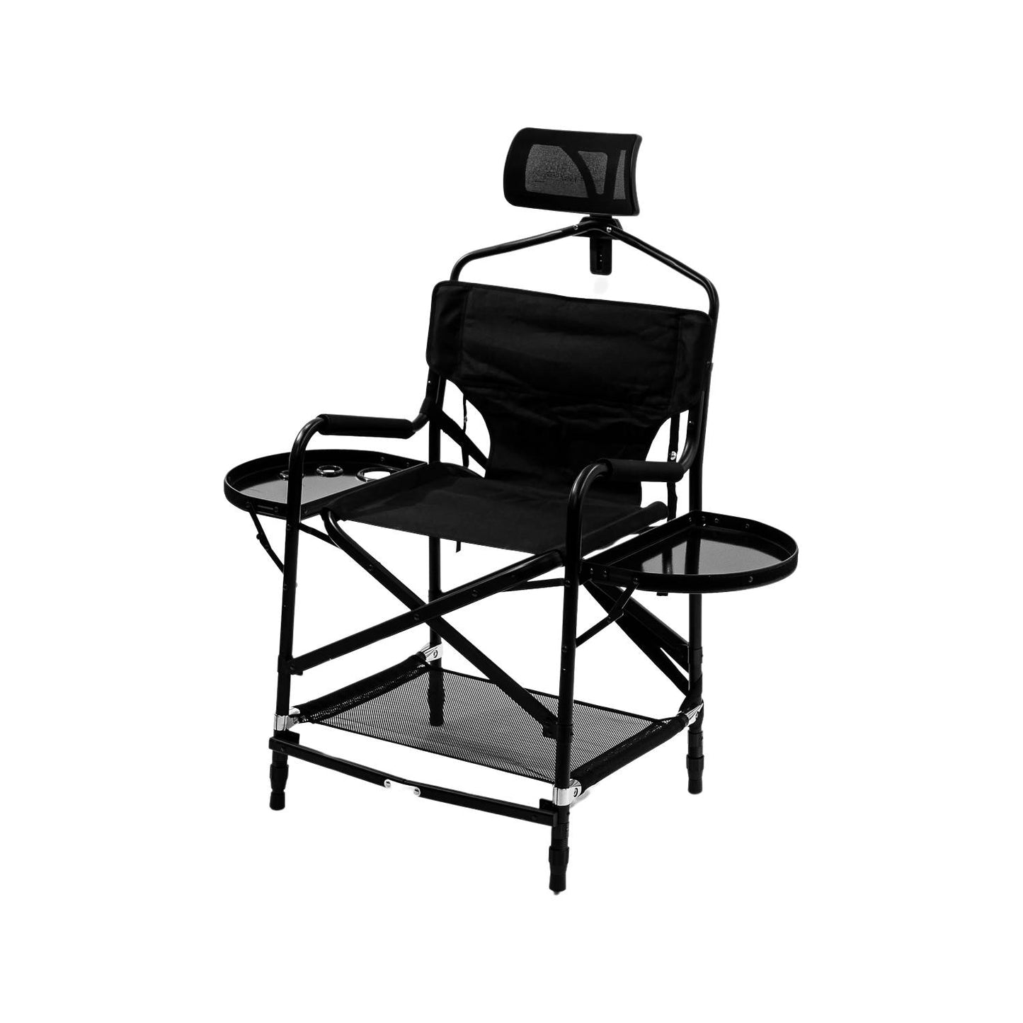 Adjustable Height Chair with Headrest - Makeup & Hairstylist Chair